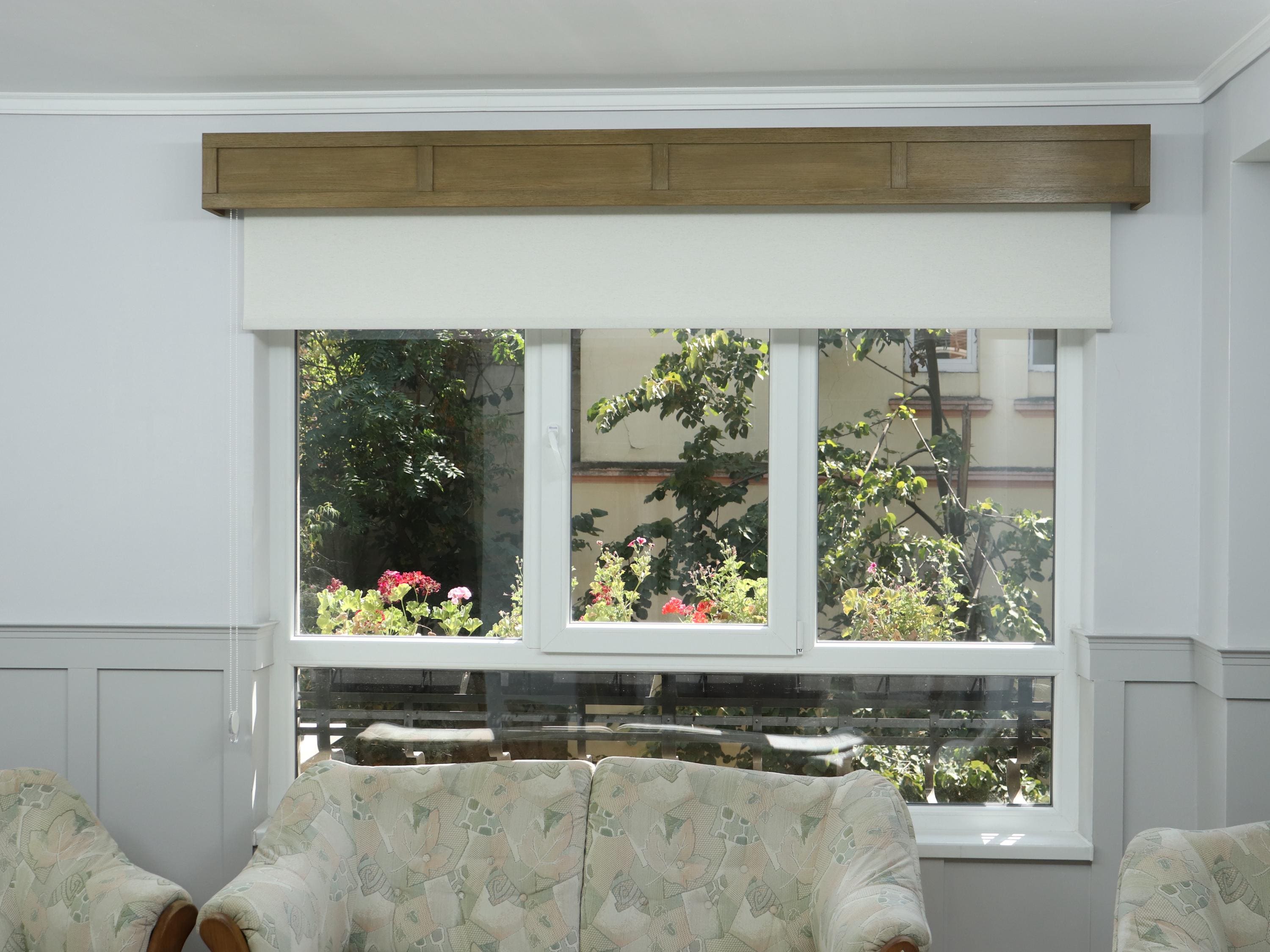 Window Valance, Cornice Board, Pelmet Box- Veneered MDF OAK Mod. 110 ...