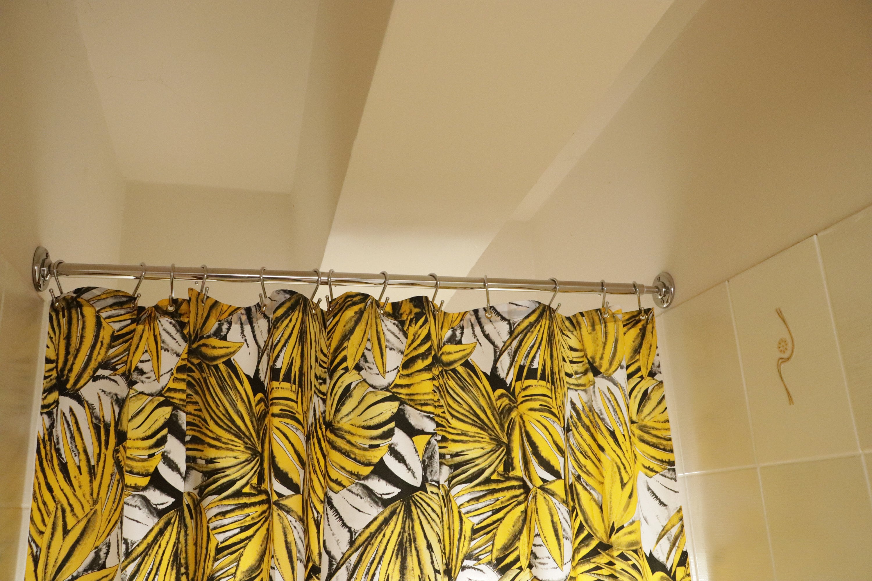 Straight Shower Curtain Rod for Bathroom Fitting and Dressing Etsy