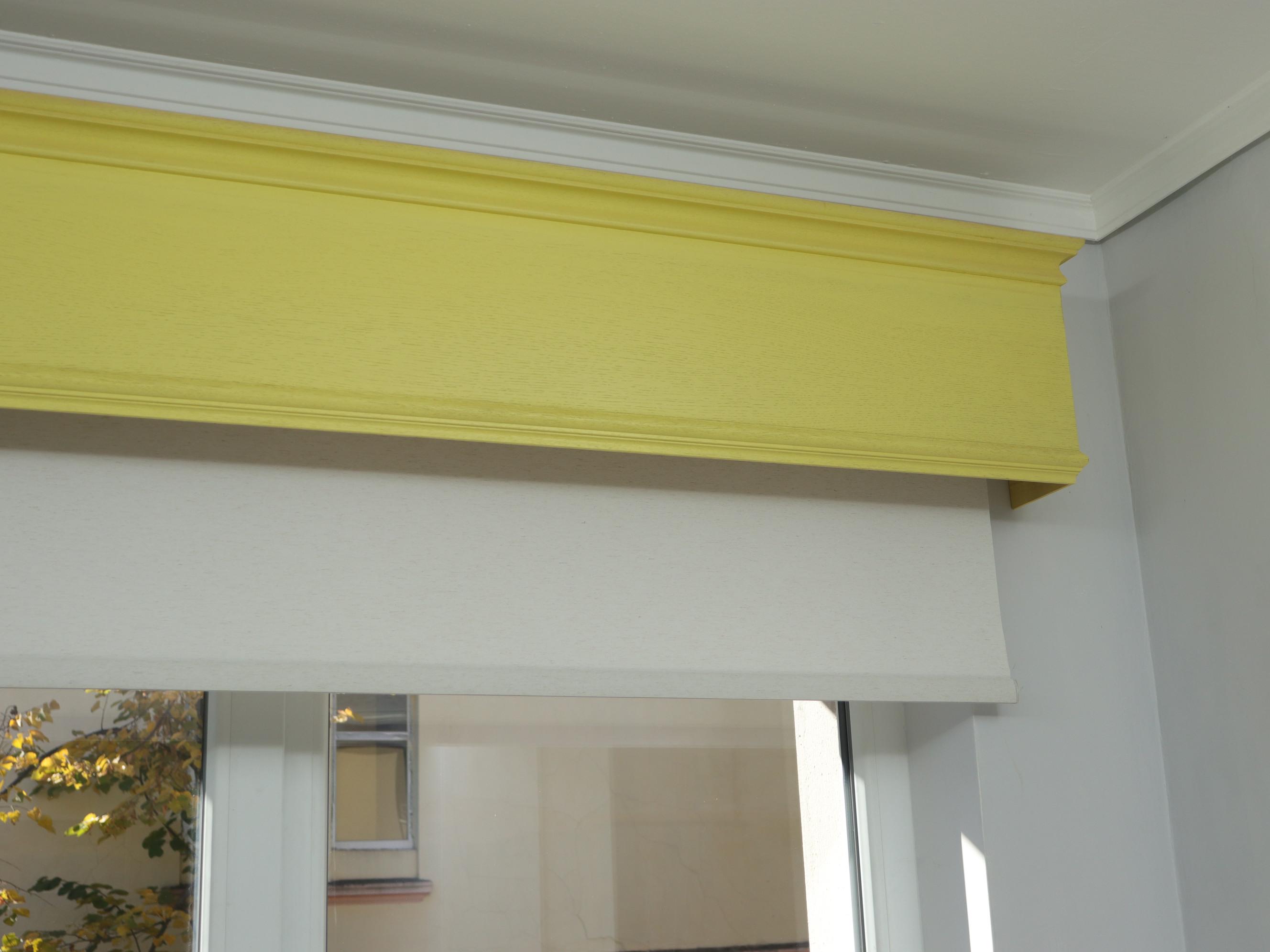 Window Valance, Cornice Board, Pelmet Box- Veneered MDF OAK Mod. 888 ...