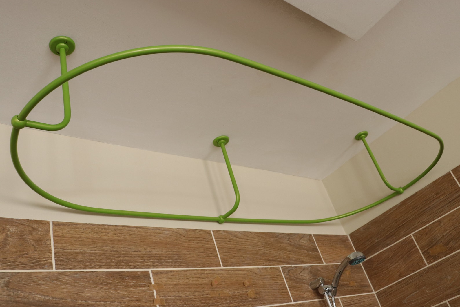 Oval Shaped 360 Degrees Shower Curtain Rod for Bathroom Etsy