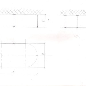 Tringle à rideau de douche ovale à 360 degrés pour salle de bain, essayage et dressing avec supports de plafond à taille personnalisée image 3
