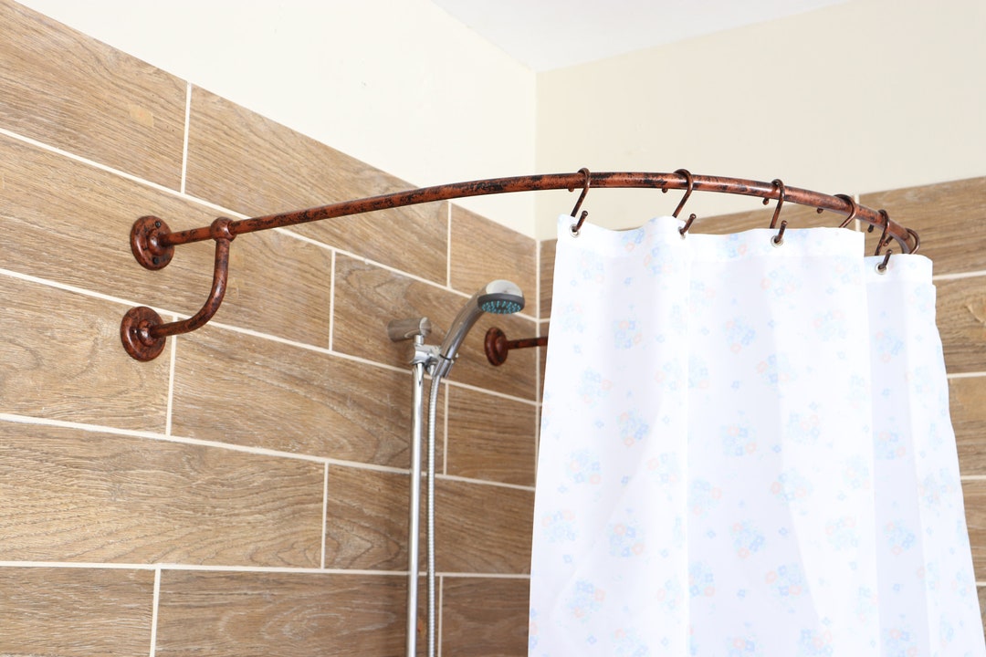 U Shaped Oval 180 Degrees Shower Curtain Rod for Bathroom - Etsy