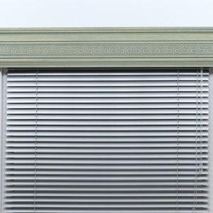 Window Valance, Cornice Board, Pelmet Box- Wooden Mod. 4, Meander Pattern, Wall Montage and Many Colors Finishes