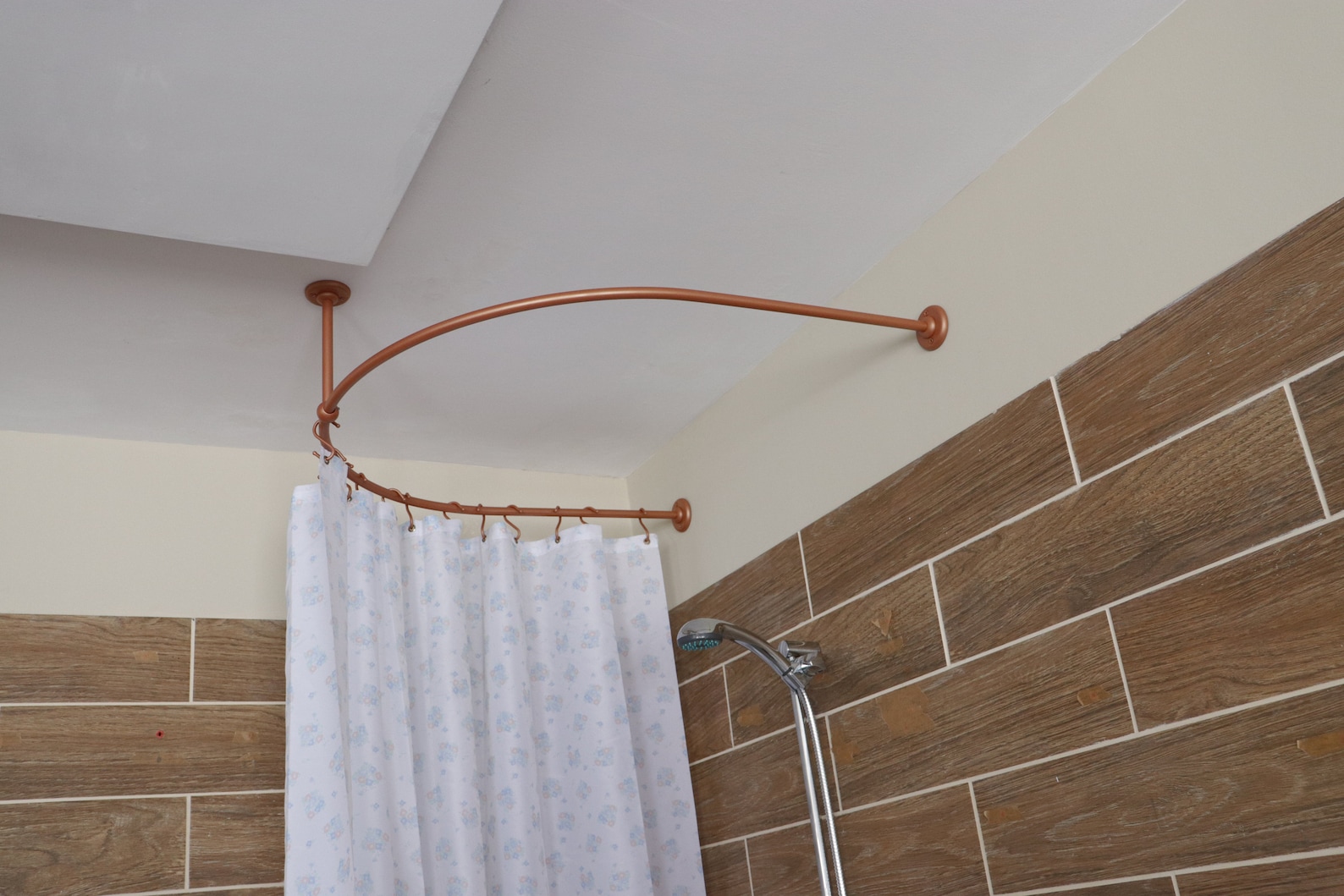 U Shaped Oval 180 Degrees Shower Curtain Rod for Bathroom Etsy