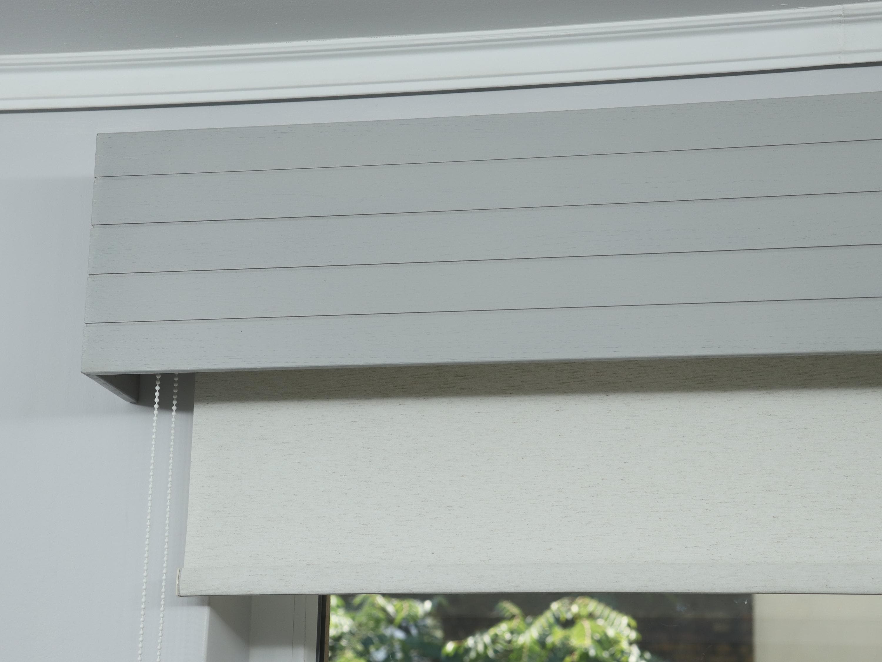 Window Valance, Cornice Board, Pelmet Box- Veneered MDF OAK Mod. 104 ...