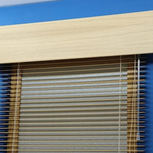Raamafwerking, kroonlijst, profielkast, gordijnkast - gefineerd MDF OAK Mod