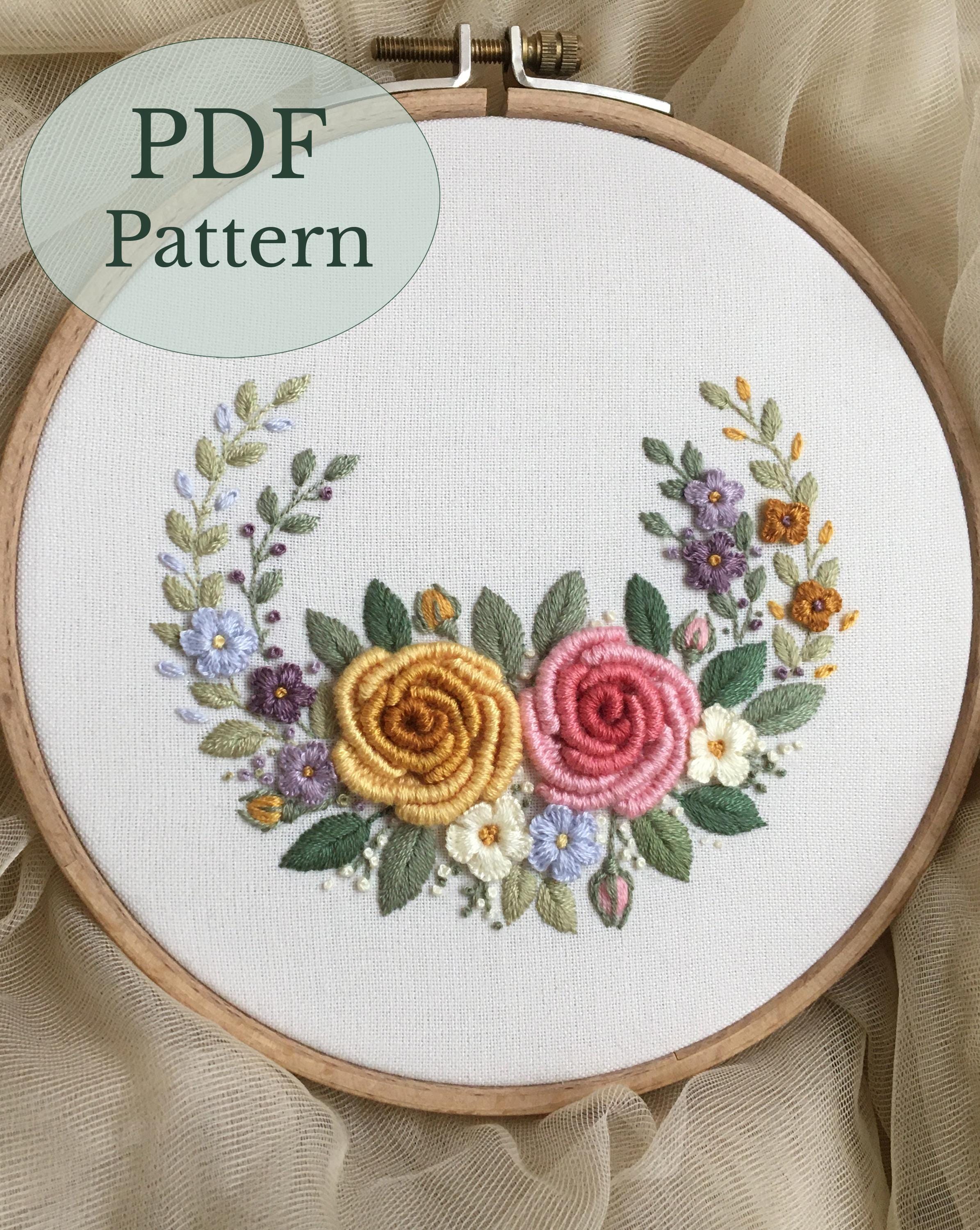 3d Rose Embroidery - Etsy Canada