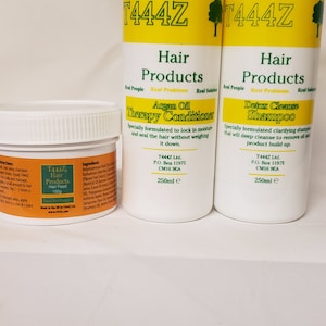 Champú desintoxicante Hair Food T444Z 1-2-3 con manteca de karité y argán