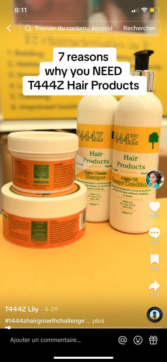 T444Z Complete Hair Care Set – Detox Shampoo, Argan Oil