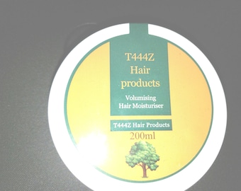T444Z Leave-In Volumizing Moisturizer Hydrating Hair Moisturizer for Dry Frizzy Textured Hair Softens Curls Twists Locs Beards