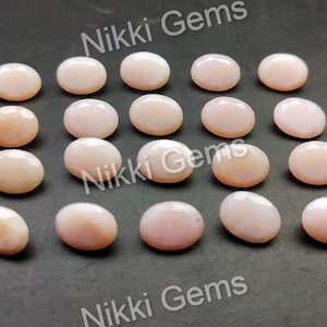 Natural Pink Opal Gemstone Pink Opal Brillant Cut Faceted 6x8 mm Oval Genuine Pink Opal Stone For Jewelry Making