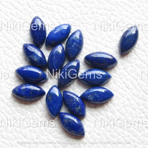 4x8, 5x10 mm Marquise Natural Lapis Lazuli Cabochon Calibrated loose gemstone jewelry making Top Quality Gemstone