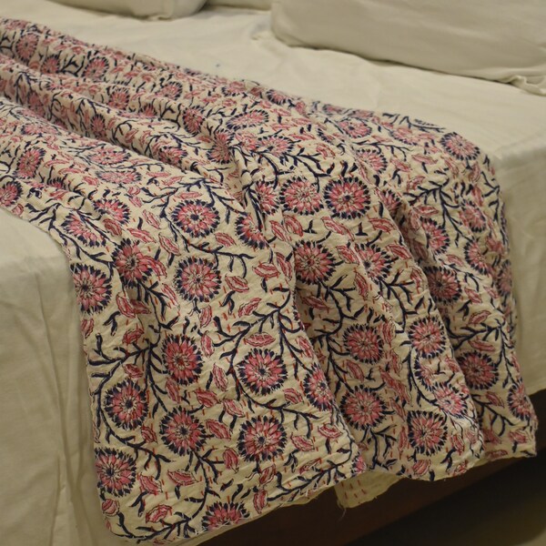 Quilted Bed Cover Etsy