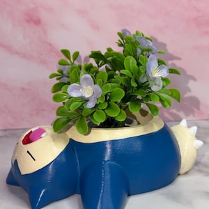 カビゴン ポケモン フラワーポット プランター ペンシルカップ 3Dプリント 手描き WYSIWYG