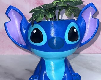 Disney Lilo & Stitch Succulent Pot Planter 3D Printed Hand Painted WYSIWYG