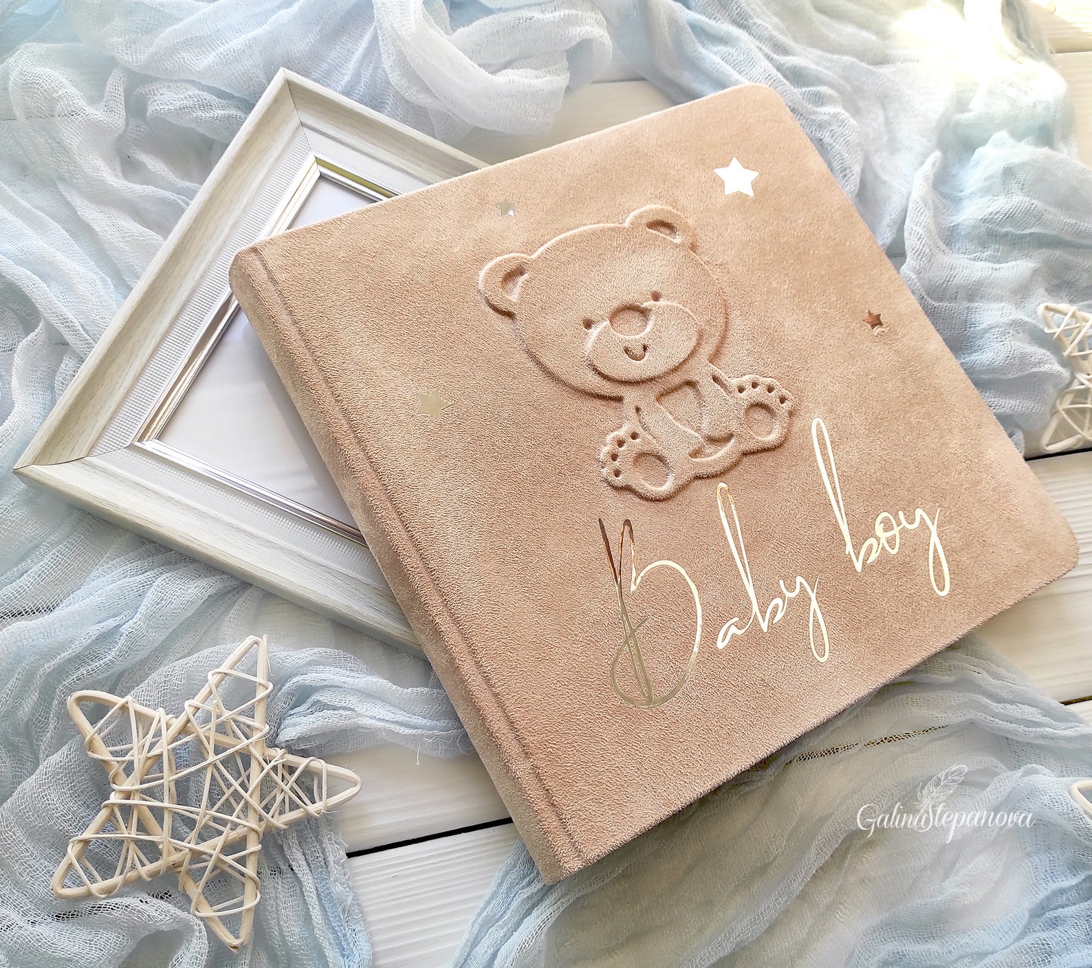 Baby Photo album Personalized baby photo album Handmade Etsy