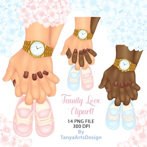 it/'s twins Couple clipart Dad clipart Mother and Father clipart printable newborn shoes family holding hands clipart Mom clipart