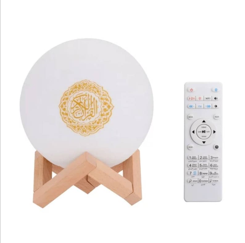 UK Quran Lamp Islamic Gift 3D Variable Color Moon Bluetooth Etsy