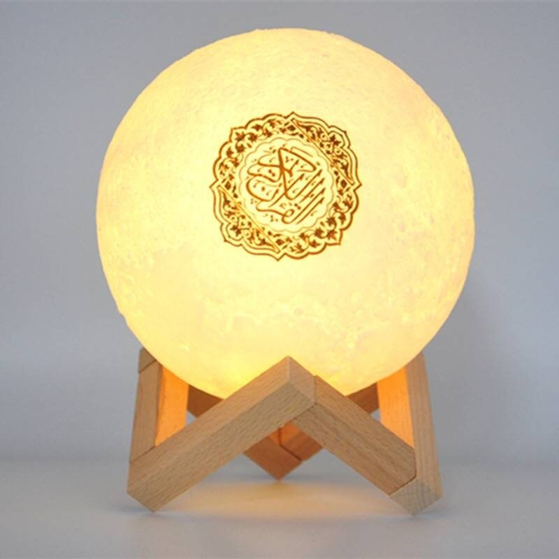 UK Quran Lamp Islamic Gift 3D Variable Color Moon Bluetooth Etsy