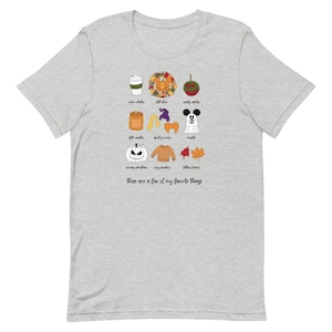 Herbst Favoriten Unisex T-Shirt Disney Herbst Shirt Disney Halloween Shirt Disney-Shirt Herbst Shirt Herbst TShirt Herbst-T-Shirt Disney Tee Athletic Heather