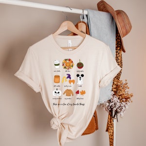 Herbst Favoriten Unisex T-Shirt Disney Herbst Shirt Disney Halloween Shirt Disney-Shirt Herbst Shirt Herbst TShirt Herbst-T-Shirt Disney Tee Bild 1