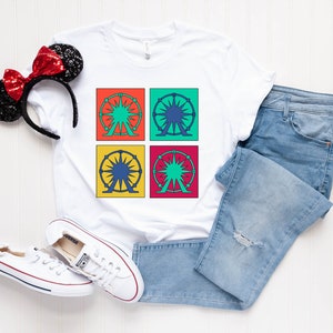 California Adventure Pop Art Unisex T-Shirt | Disney Shirt | Disneyland Shirt | Disney Gifts for Her | Disney Women Shirt | Disneyland Trip