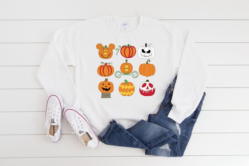 Magical Pumpkin Patch Unisex Sweatshirt Disney Fall Sweatshirt Disney Halloween Sweatshirt Pumpkin Sweatshirt Disney Fall Shirt image 1