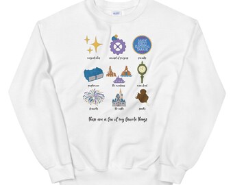 Magic Kingdom Favorites Unaisex Sweatshirt / Disney World Sweatshirt / Disney Sweatshirt / Magic Kingdom Sweatshirt / Disney Gift