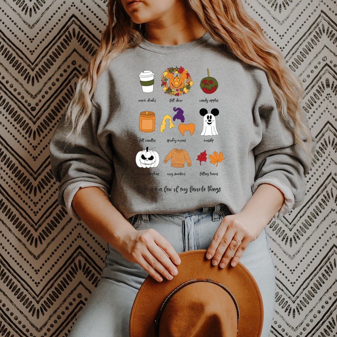 Fall Favorites Unisex Sweatshirt | Disney Sweatshirt | Disney Fall ...
