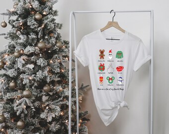 Holiday Favorites Unisex T-Shirt | Disney Christmas Shirt | Disney Holiday Shirt | Cute Christmas Shirt | Unisex Disney Shirt | Disney Trip
