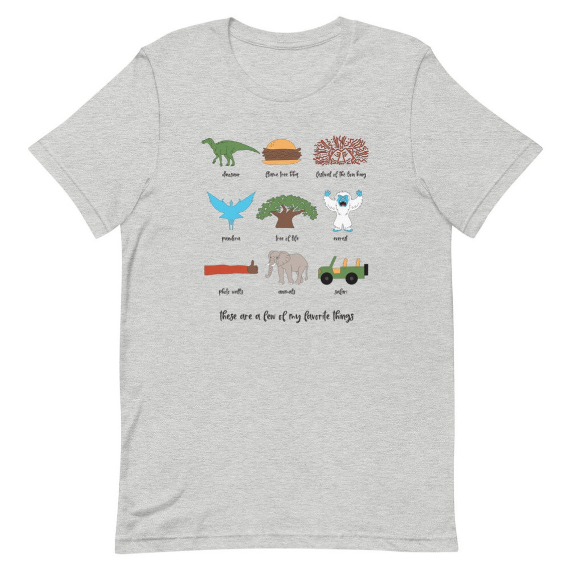 Animal Kingdom Favorites Unisex T-Shirt Disney World Shirt | Etsy