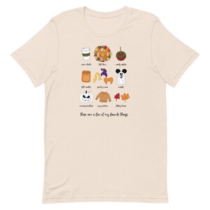 Herbst Favoriten Unisex T-Shirt Disney Herbst Shirt Disney Halloween Shirt Disney-Shirt Herbst Shirt Herbst TShirt Herbst-T-Shirt Disney Tee Soft Cream
