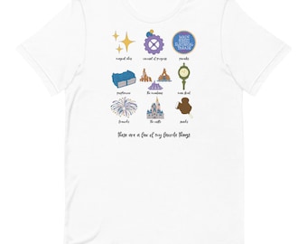Magic Kingdom Favorites Unisex T-Shirt | Magic Kingdom Shirt | Disney World Shirt | Disney Shirt | Disney World Vacation | Disney Trip Shirt
