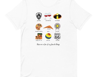 California Adventure Favorieten Unisex T-shirt | Disneyland Shirt | Disney Shirt | Disneyland Vakantie | California Adventure Shirt