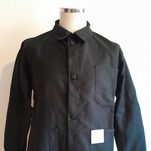 Deadstock 50s Cyclist Work Jacket French Moleskin Made in Deadstock 50s Cyclist Work Jacket French Moleskin Made in