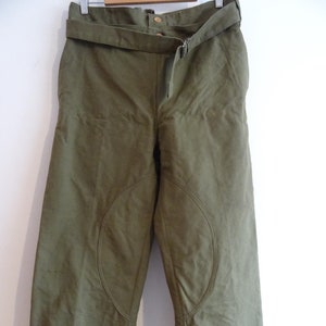 Vintage French Army Trousers 1940s 1947 Chore Pants M38 Dispatch