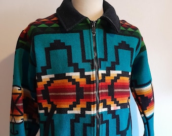Vintage 80s 90s High Grade Western Wear Aztec Navajo Southwestern