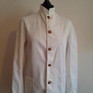 Vintage British chore jacket workwear 1950s 50s Royal Navy worker work