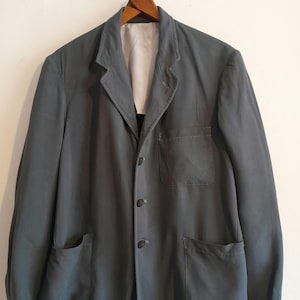 Vintage 1920s 30s chore jacket sack coat chore jacket workwear postal mail worker work