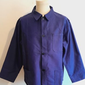 Deadstock 50s Cyclist Work Jacket French Moleskin Made in Deadstock 50s Cyclist Work Jacket French Moleskin Made in