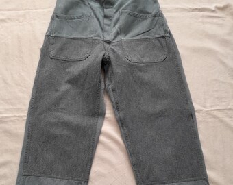 雑誌で紹介された 1940s Workwear Pants Chore French Vintage 40s Back V Cinch パンツ