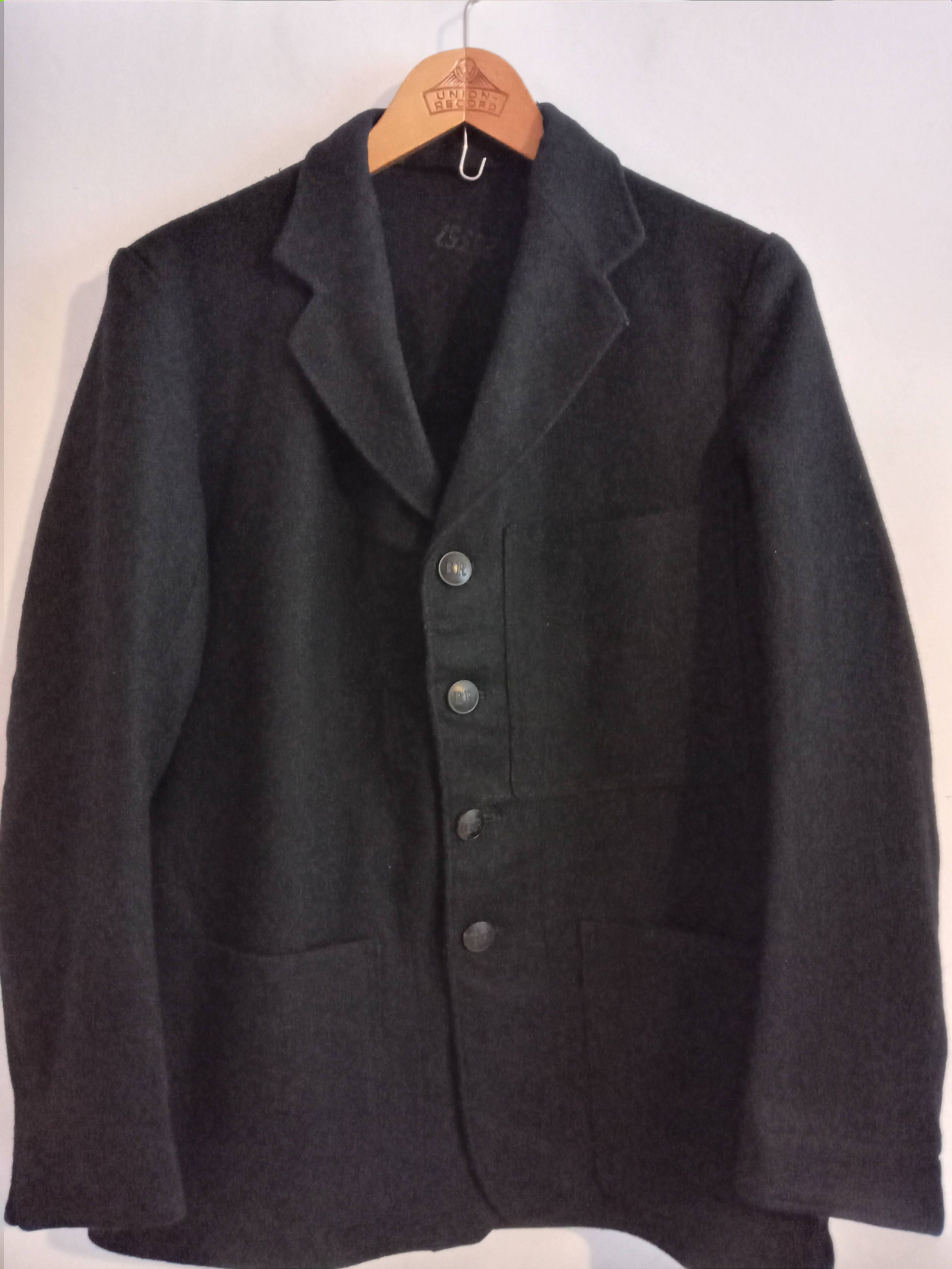 Vintage British Railways Jacket Workwear 1940s 1950s Melton Vintage British Railways Jacket Workwear 1940s 1950s Melton