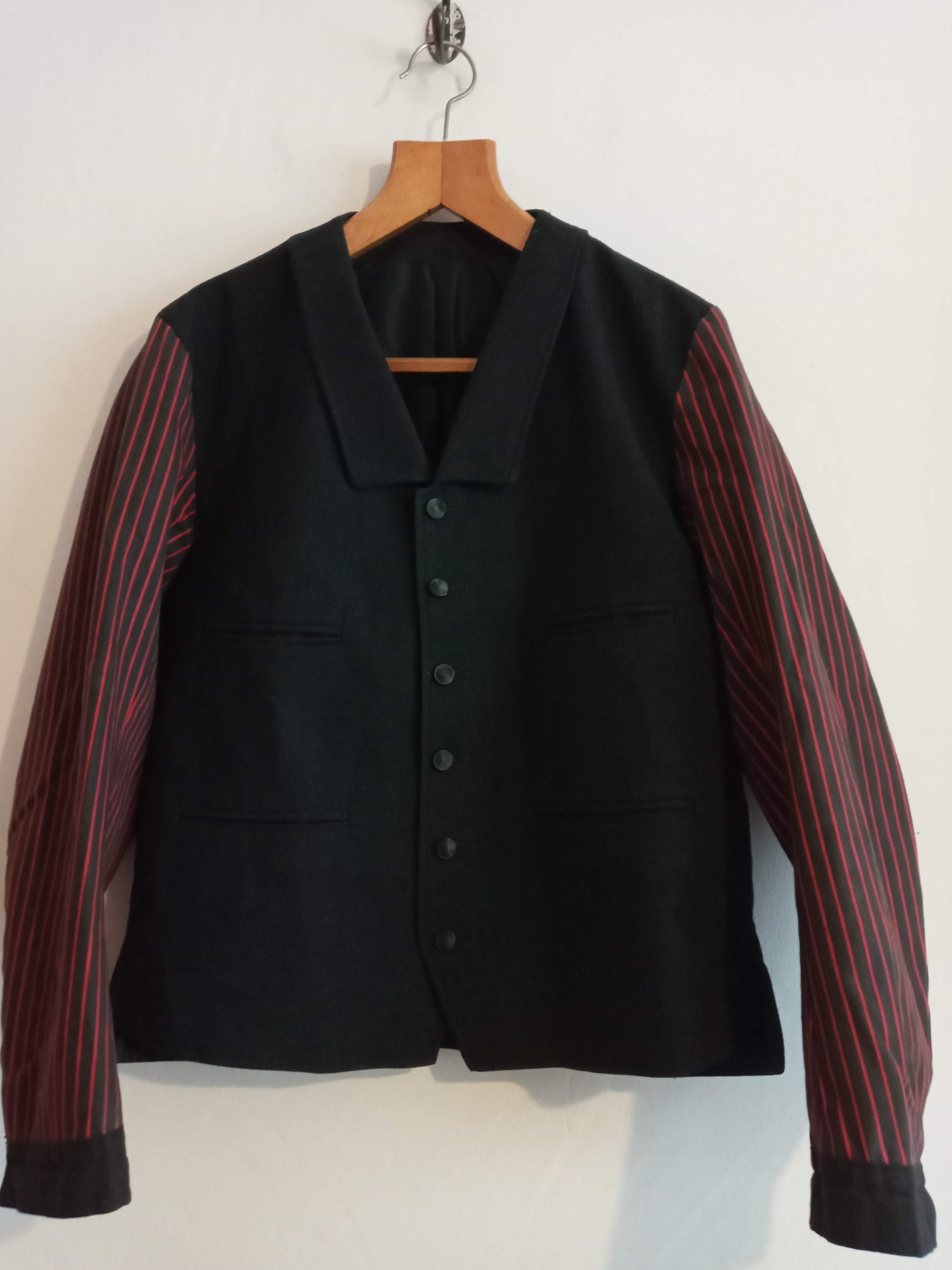 Vintage Unitog Michelor Beer Patch Work Jacket / 90s Light
