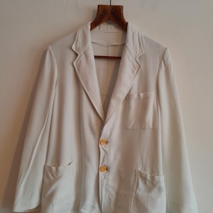 Vintage 1950s British gents jacket Moygashel gentlemen&#39;s 39.5&quot; chest measured AS IS