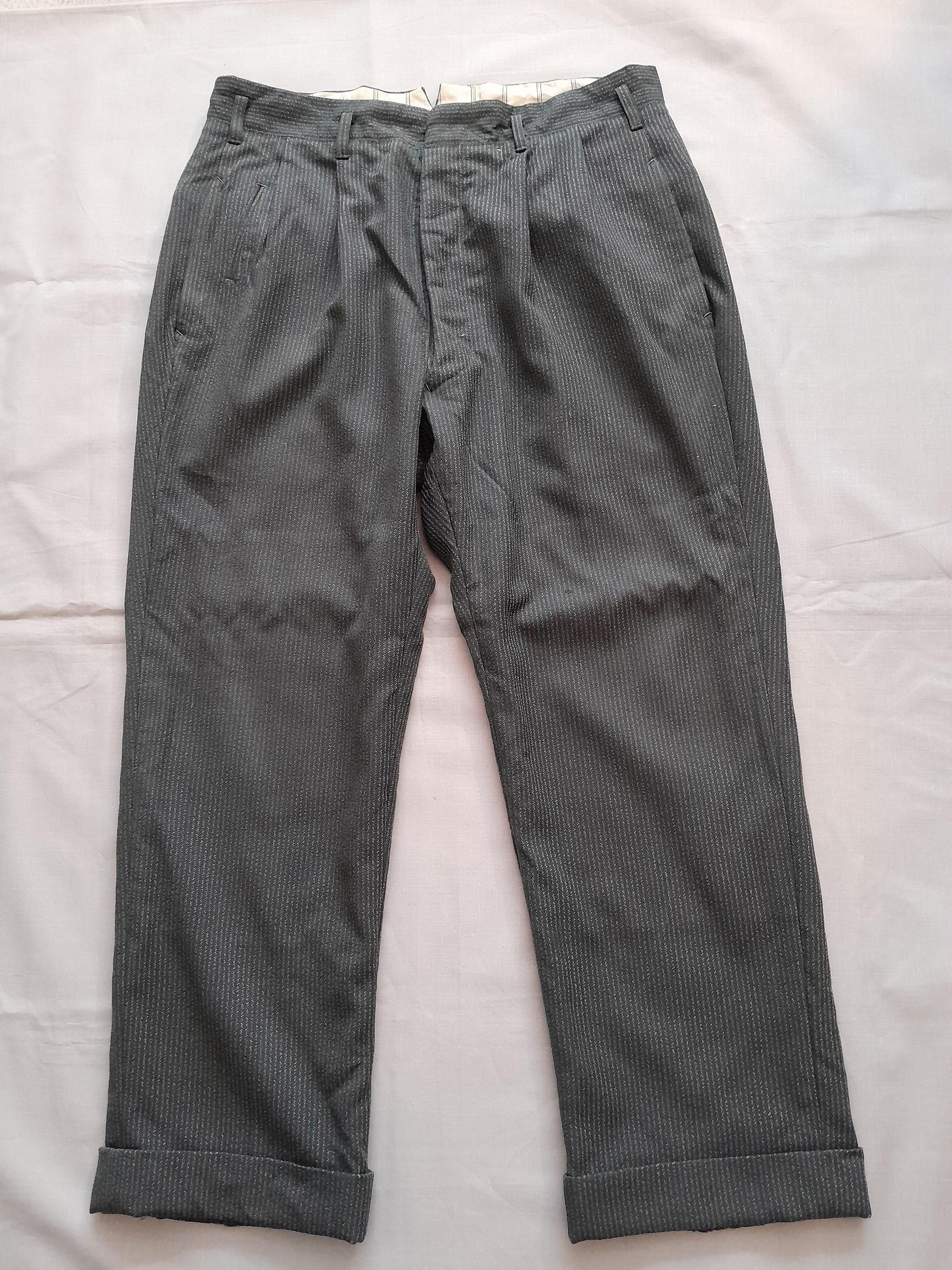 Vintage Salt and Pepper Pants - Etsy