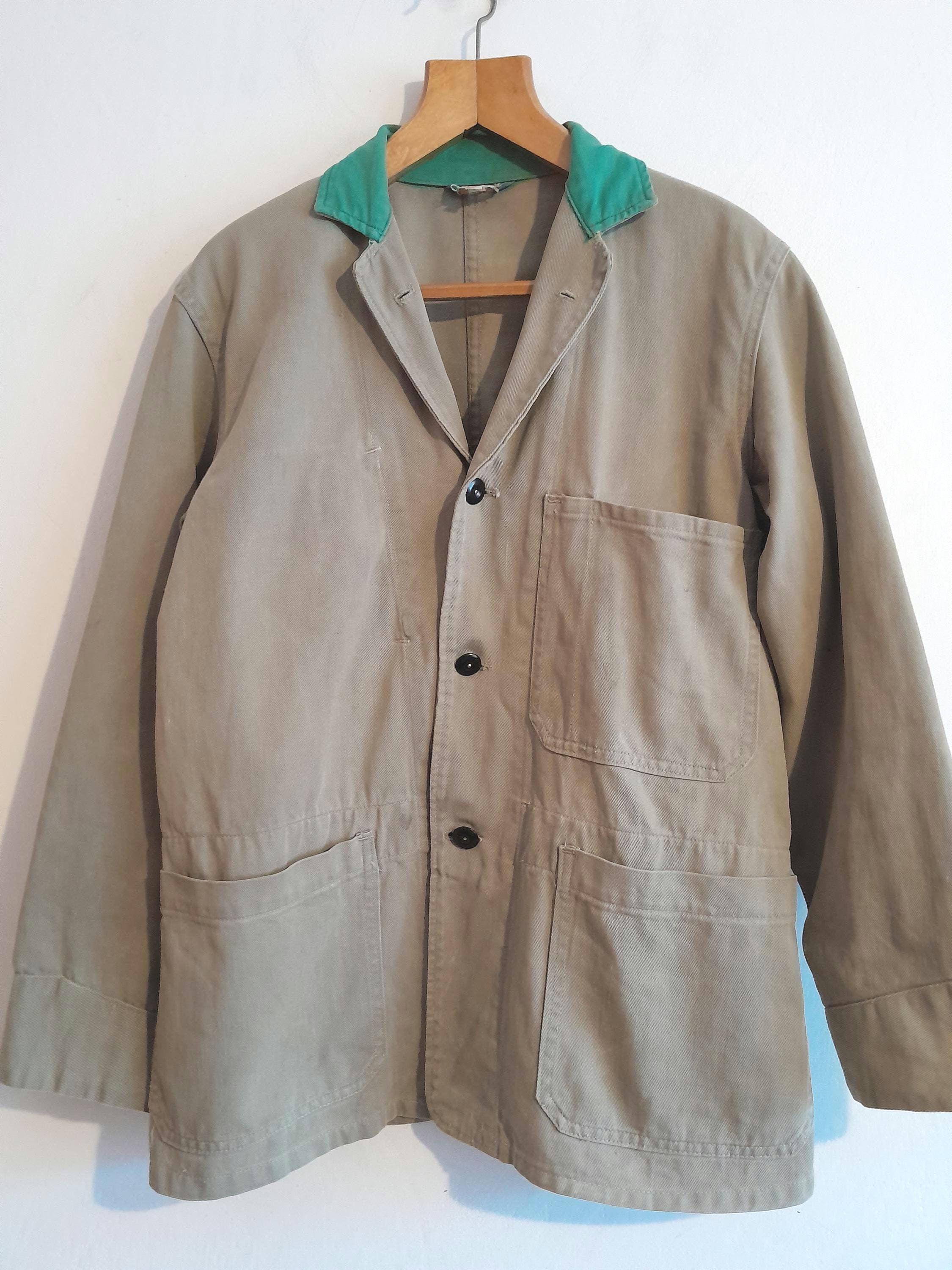 Two Tone Work Jacket - Etsy Two Tone Work Jacket - Etsy