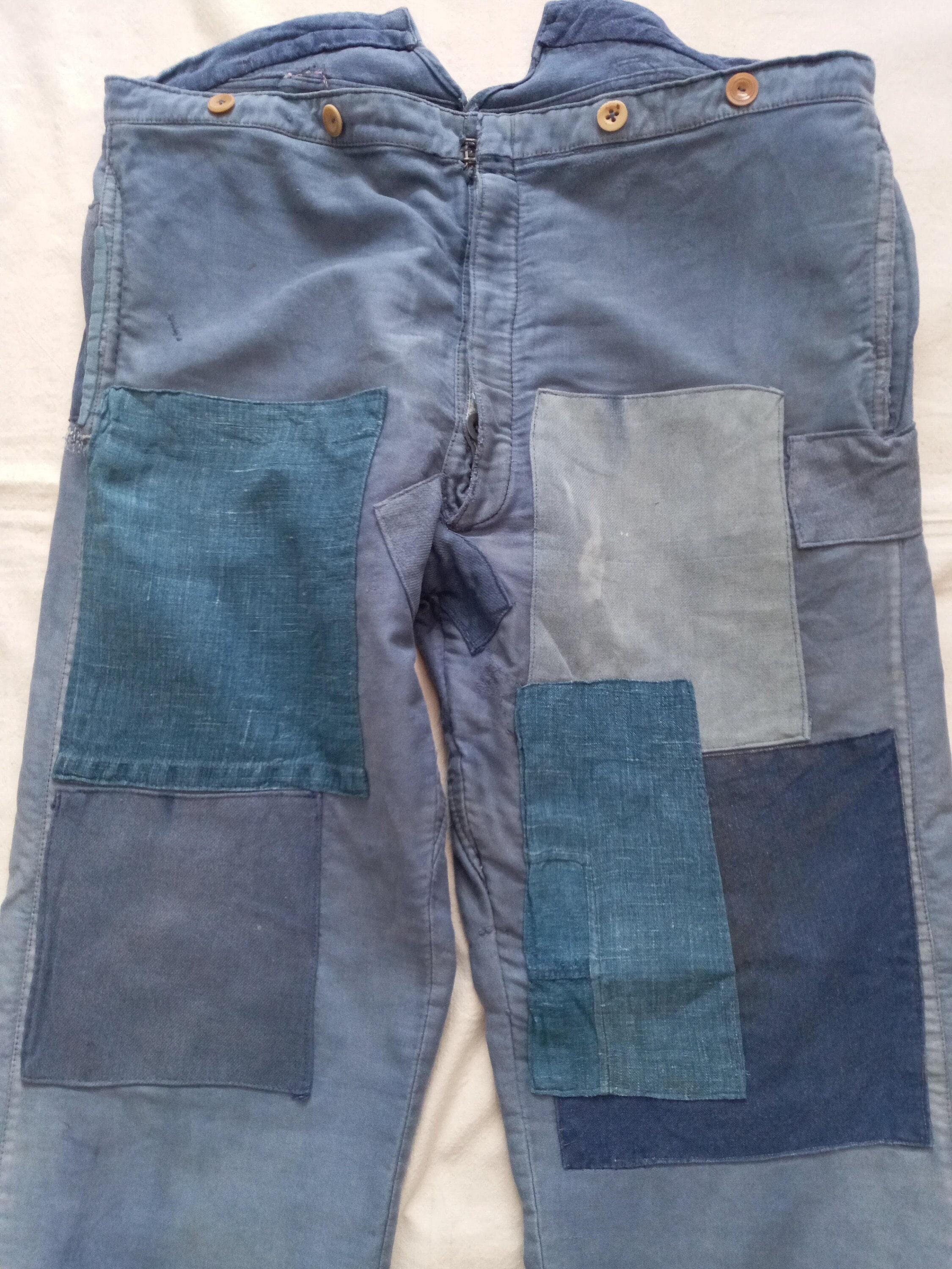 Vintage French Chore Pants 1930s 40s Moleskin Workwear Belle Vintage French Chore Pants 1930s 40s Moleskin Workwear Belle