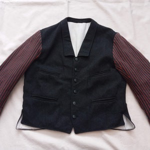 Vintage British Railways Vest Jacket Workwear 1960s 70s