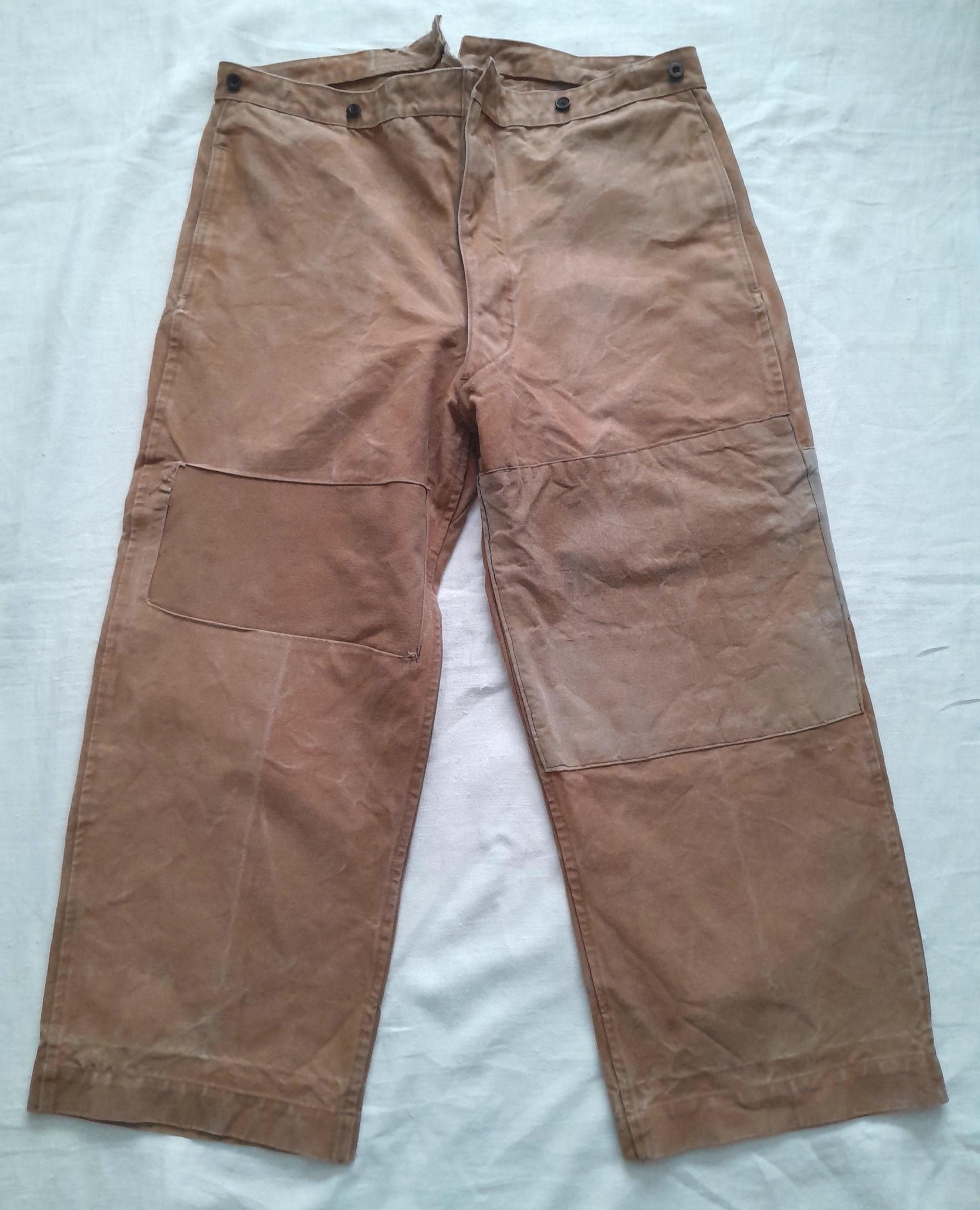 French Buckle Back Pants - Etsy