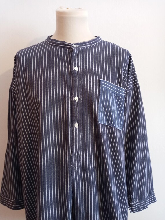 Vintage Striped Chore Smock Workwear 1960s 60s Prison Shirt - Etsy